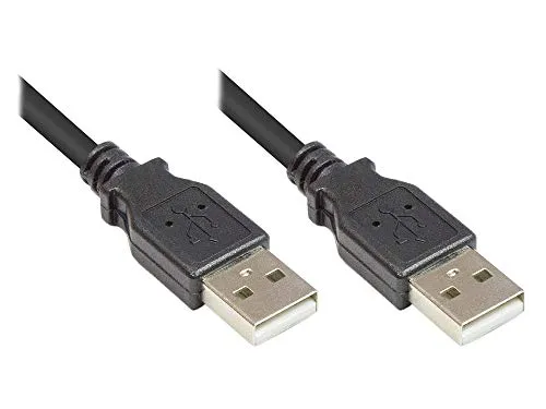 Good Connections USB 2.0 A-A Kabel 1,5m schwarz 480 Mbit/s