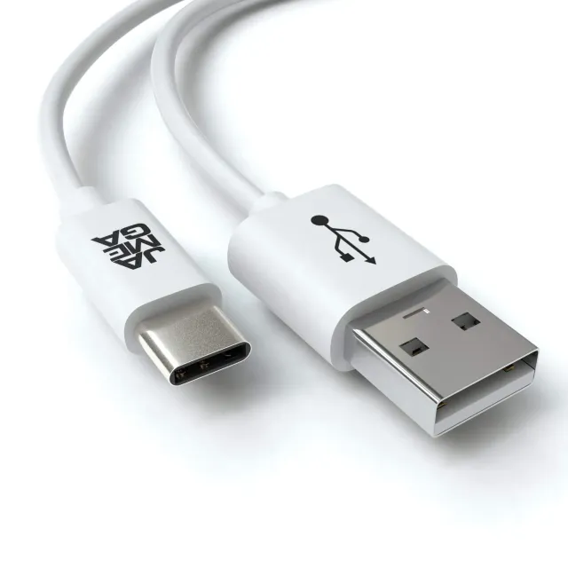 JAMEGA USB Typ C Kabel 1m weiß 3A