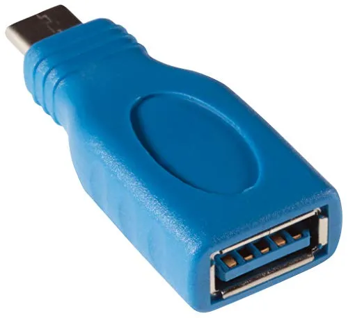 Poppstar USB-C auf USB-A Adapter 3.1 5 Gbit/s blau
