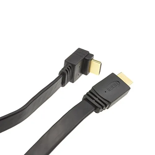 Kenable HDMI Kabel flach gewinkelt 5m High Speed