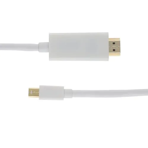 Kenable Mini DisplayPort HDMI Kabel 1m weiß 1080p