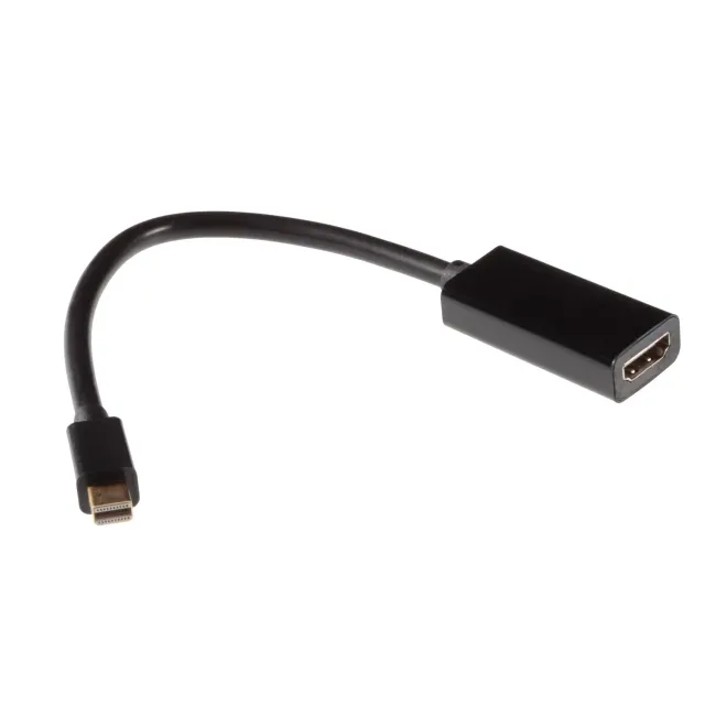 Poppstar Mini DisplayPort HDMI Adapter Full HD Audio