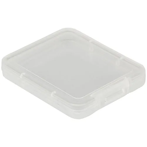 Poppstar 10x CF Speicherkarten-Schutzbox 10 Stück transparent