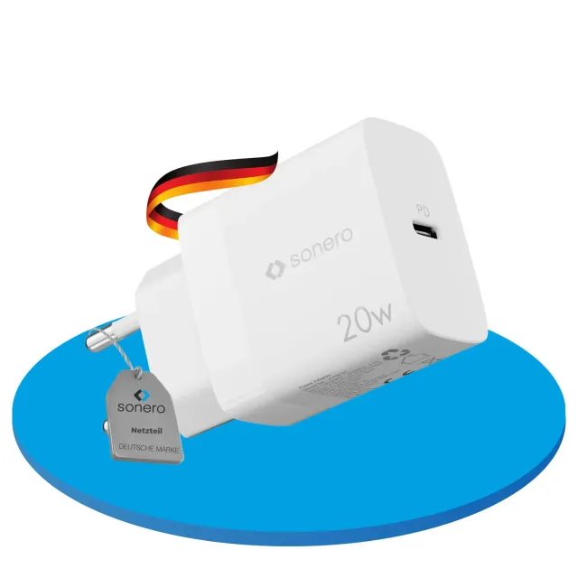 Sonero X-PS101 USB-C Ladegerät 20 W PD weiß