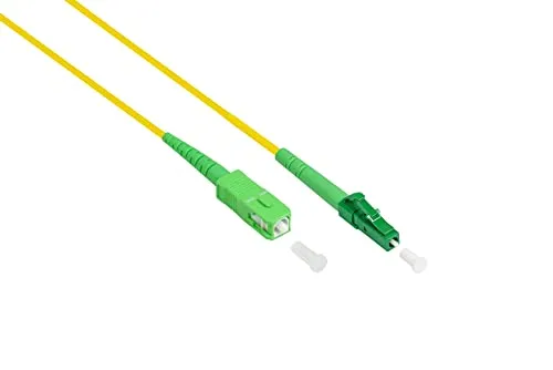 Good Connections OS2 LWL-Kabel LC-APC/SC-APC 0,5m gelb