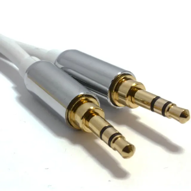 Kenable 006915 Audiokabel 3,5mm 3m weiß Stereo
