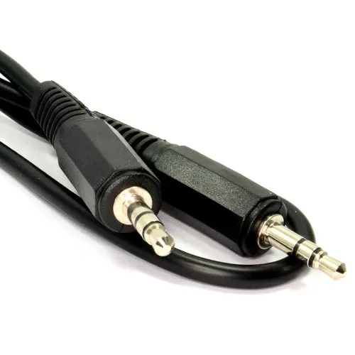 Kenable AUX Kabel 3,5 mm Stereo 0,15 m schwarz