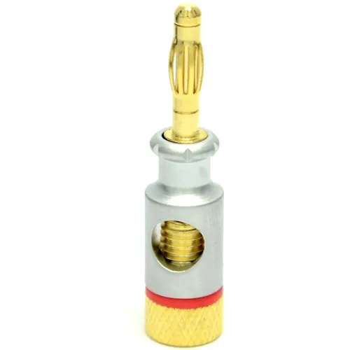 Kenable 4mm Bananenstecker Schwarz Schraubklemme