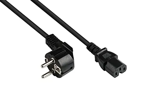 Good Connections P0150-S050 Netzkabel 5 m schwarz Warmgeräte