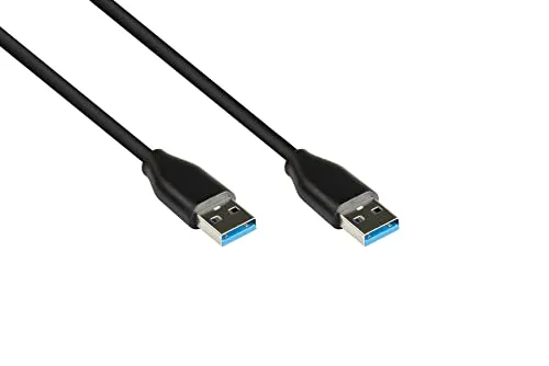 Good Connections USB 3.2 Gen2 Kabel A-A 0,5m schwarz 10Gbit