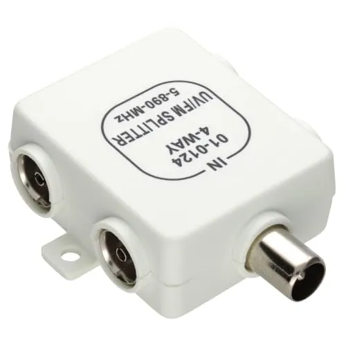 Kenable 4-Wege RF Antennenverteiler 1 zu 4 UHF VHF