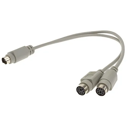 kenable PS/2 Y-Adapter 30cm Mini-DIN 6-polig