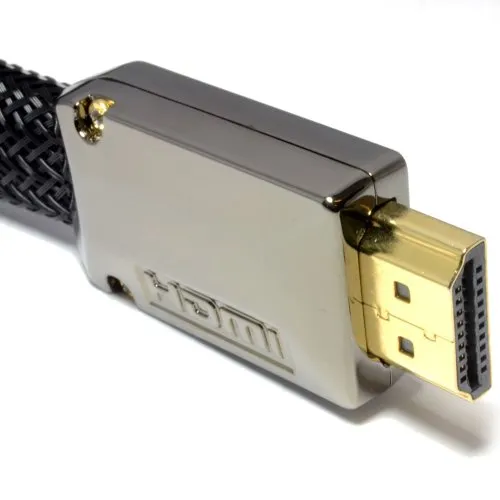 Kenable Profi Flach HDMI 2.0 Kabel 0,5 m 4K geflochten