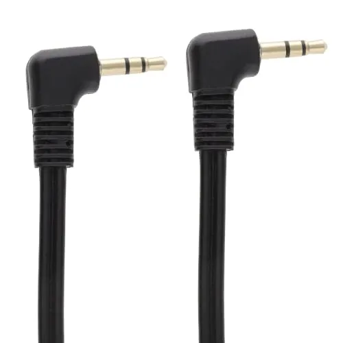 Kenable 3,5mm Klinkenkabel gewinkelt 1m Stereo