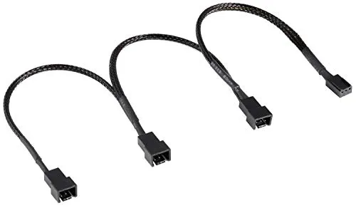 Poppstar 3-Pin Lüfter Verteilerkabel 20cm 3-fach