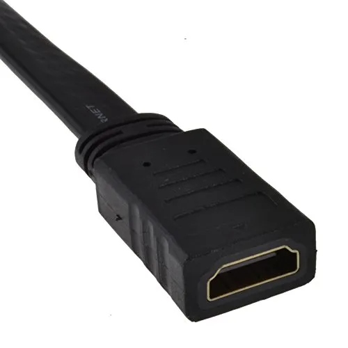 Kenable HDMI Verlängerungskabel 90° Winkel 1m schwarz