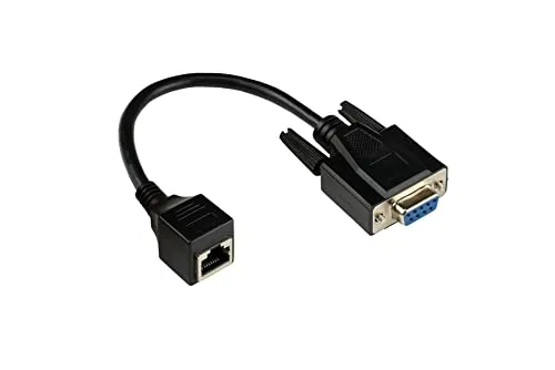 Good Connections RJ45-D-SUB9 Adapterkabel 10cm schwarz 1:1