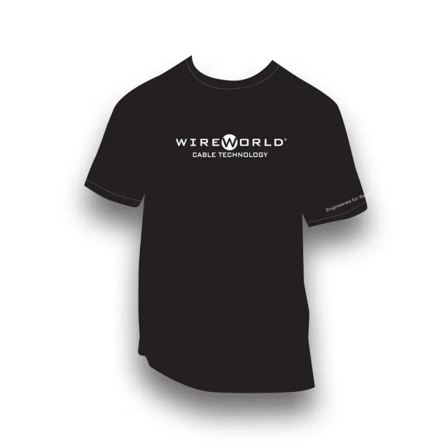 WireWorld T-Shirt Baumwolle schwarz Größe L Logo