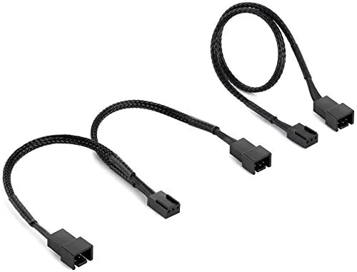 Poppstar 4-Pin Lüfter Kabel Set 15+30cm PWM