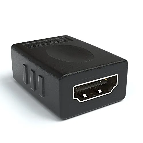 Jamega HDMI Adapter Buchse-Buchse 1er Pack vergoldet 4K