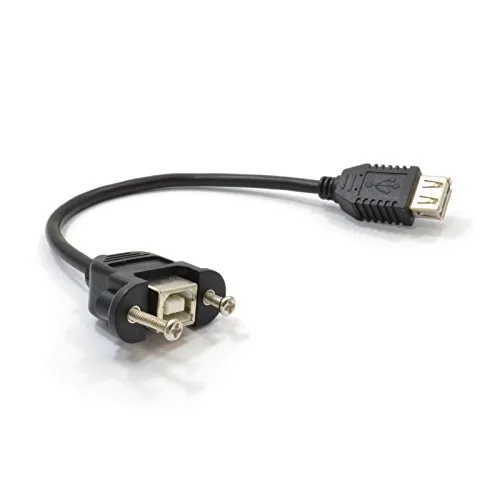 Kenable USB B auf A Panel Adapterkabel 14cm