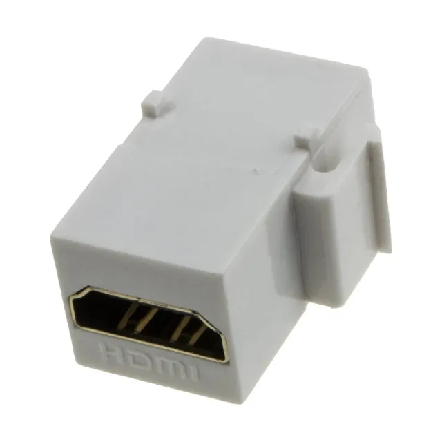 Kenable HDMI Keystone Modul weiß Kupplung Snap-In