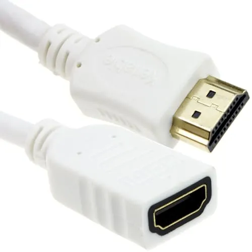 Kenable HDMI 1.4 Verlängerungskabel 0,5 m weiß
