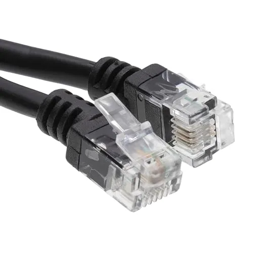 kenable ADSL Modemkabel RJ11-RJ11 15m schwarz