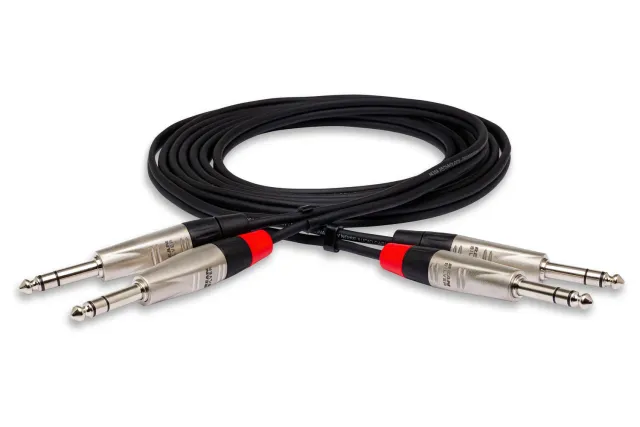 Hosa HSS-003X2 Stereokabel 0,9m 2x Klinke