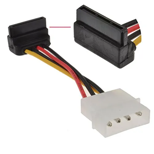 Kenable SATA Strom Adapter Molex auf SATA rechts abgewinkelt