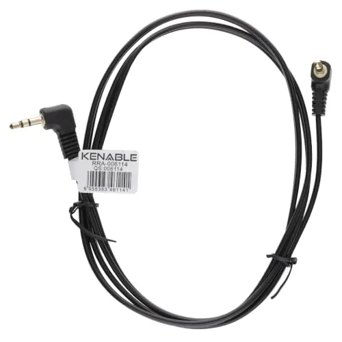 Kenable 3,5mm Klinkenkabel gewinkelt 1m Stereo