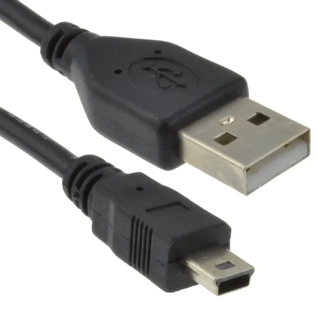 Kenable USB 2.0 Kabel A auf Mini-B 0,6m schwarz Hi-Speed
