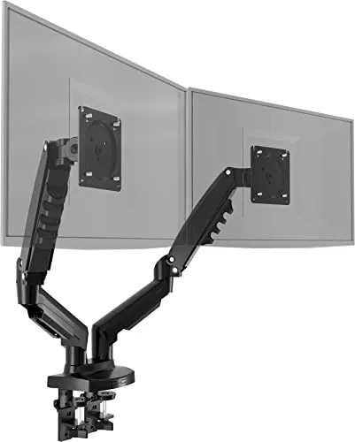 Poppstar Monitorhalterung 2 Monitore 17-27 Zoll schwarz