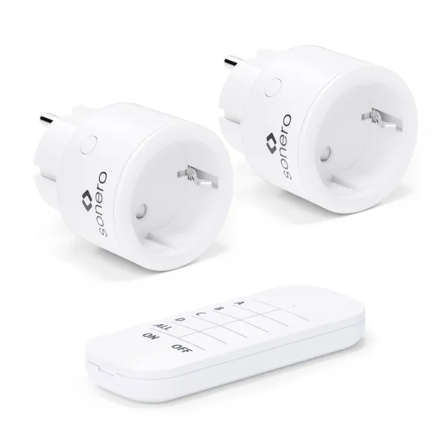 Sonero S-RCS102 Funksteckdosen Set weiß 2er 2300W
