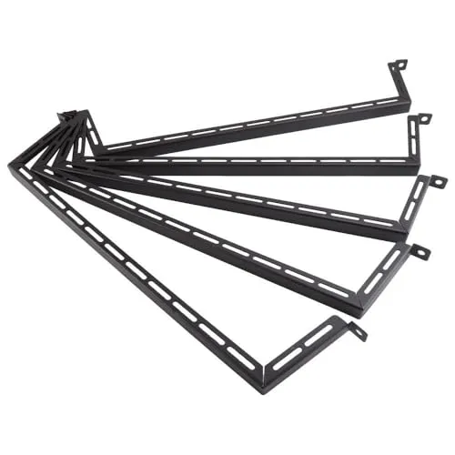 Kenable Lacer Tie Bar 0U Kabelmanagement 19 Zoll 5er-Pack