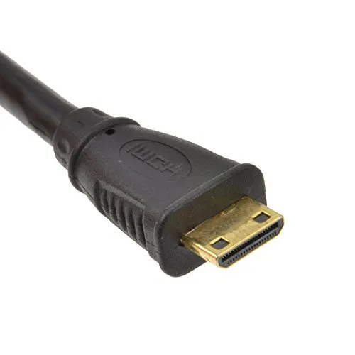Kenable Mini HDMI Typ C HDMI Kabel 3m Schwarz High Speed