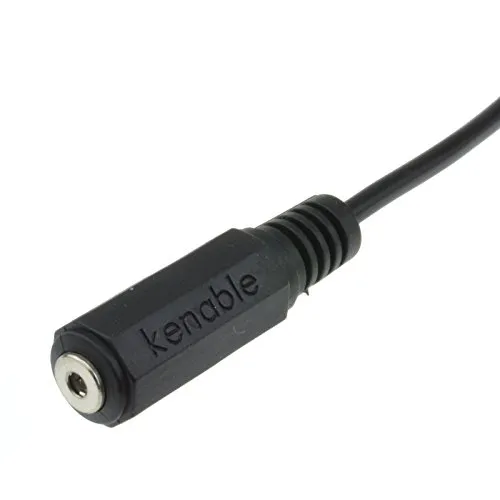 Kenable 2,5mm Verlängerungskabel 3m 4-polig schwarz