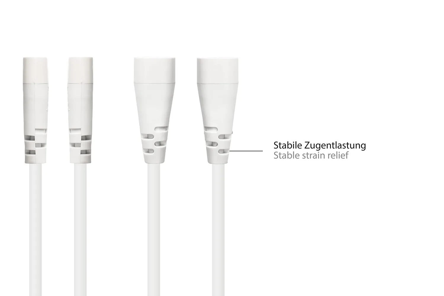 Good Connections P0870-W020 Euro-Verlängerung 2m Weiß