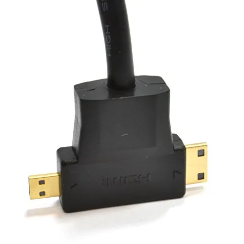 Kenable HDMI Adapterkabel 2m Mini Micro auf HDMI
