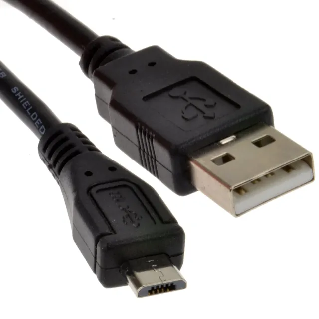 Kenable Micro-USB Ladekabel 3m schwarz für PS4 Xbox Controller
