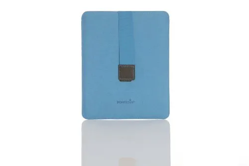 Poppstar Tablethülle 9,7 Zoll blau Mikrofaser