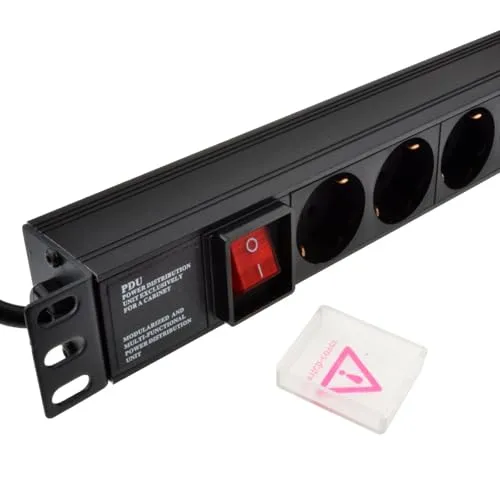 Kenable PDU Steckdosenleiste 19 Zoll 8-fach C14 1,8m