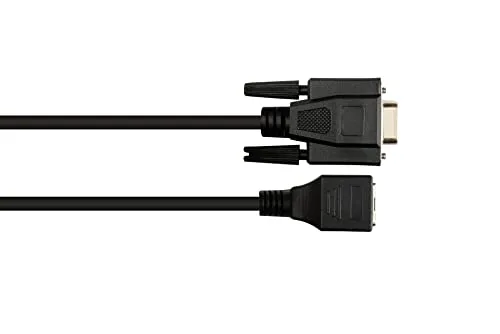 Good Connections RJ45-D-SUB9 Adapterkabel 10cm schwarz 1:1