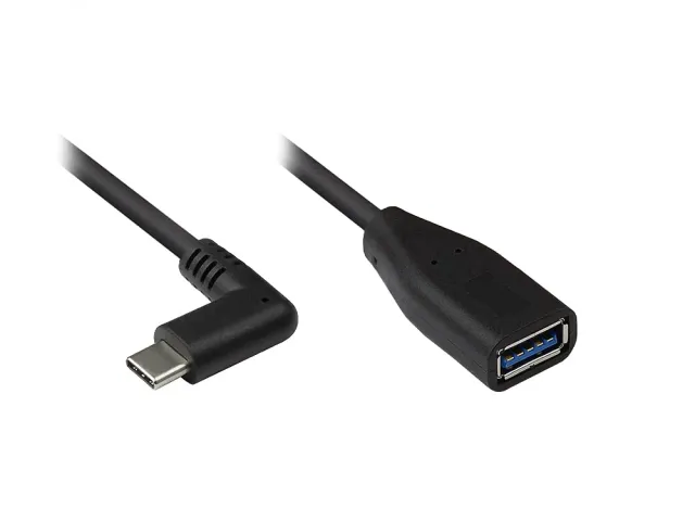 Good Connections USB-C OTG Adapterkabel gewinkelt 0,1 m 5 Gbit/s