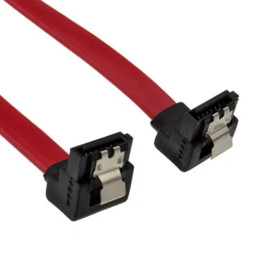 Kenable SATA Kabel gewinkelt 90° 45 cm mit Verriegelung