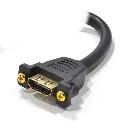 Kenable HDMI 1.4 Einbaukabel Buchse-Buchse 15cm