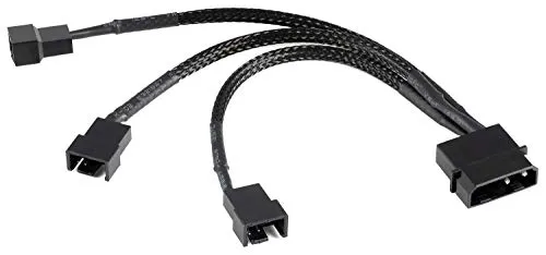 Poppstar Lüfter Kabel Set Y-Kabel + PWM Verlängerung 12V