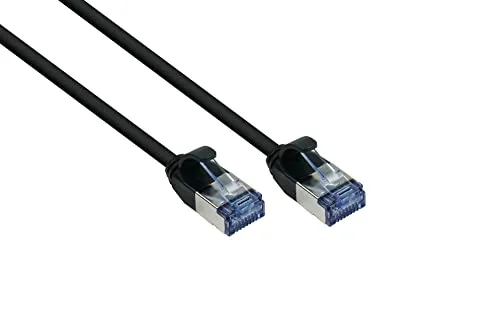 Good Connections Slim Cat.6A Patchkabel 0,15 m schwarz