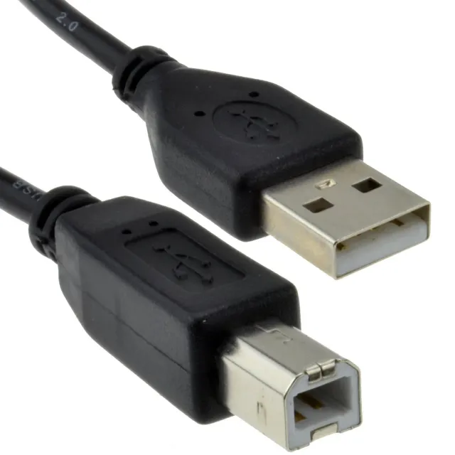 Kenable USB 2.0 Druckerkabel A auf B 0,15m schwarz