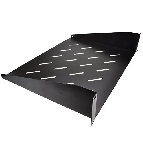 Kenable 19 Zoll Rackboden 2U 350 mm schwarz belüftet